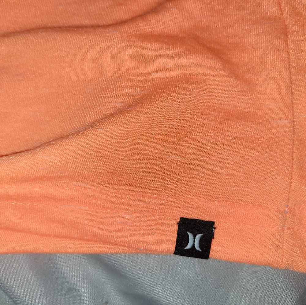 Hurley Buckle Orange/ Gray  Men's Medium Long sleeve shirt - Picture 5 of 7